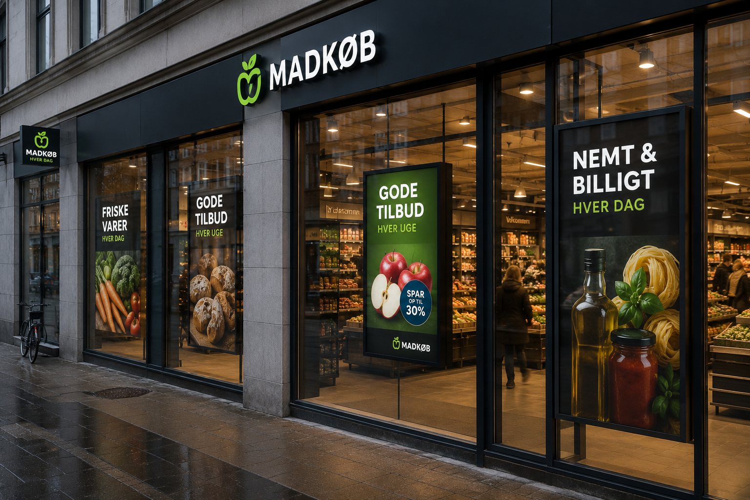 One campaign, from window to store