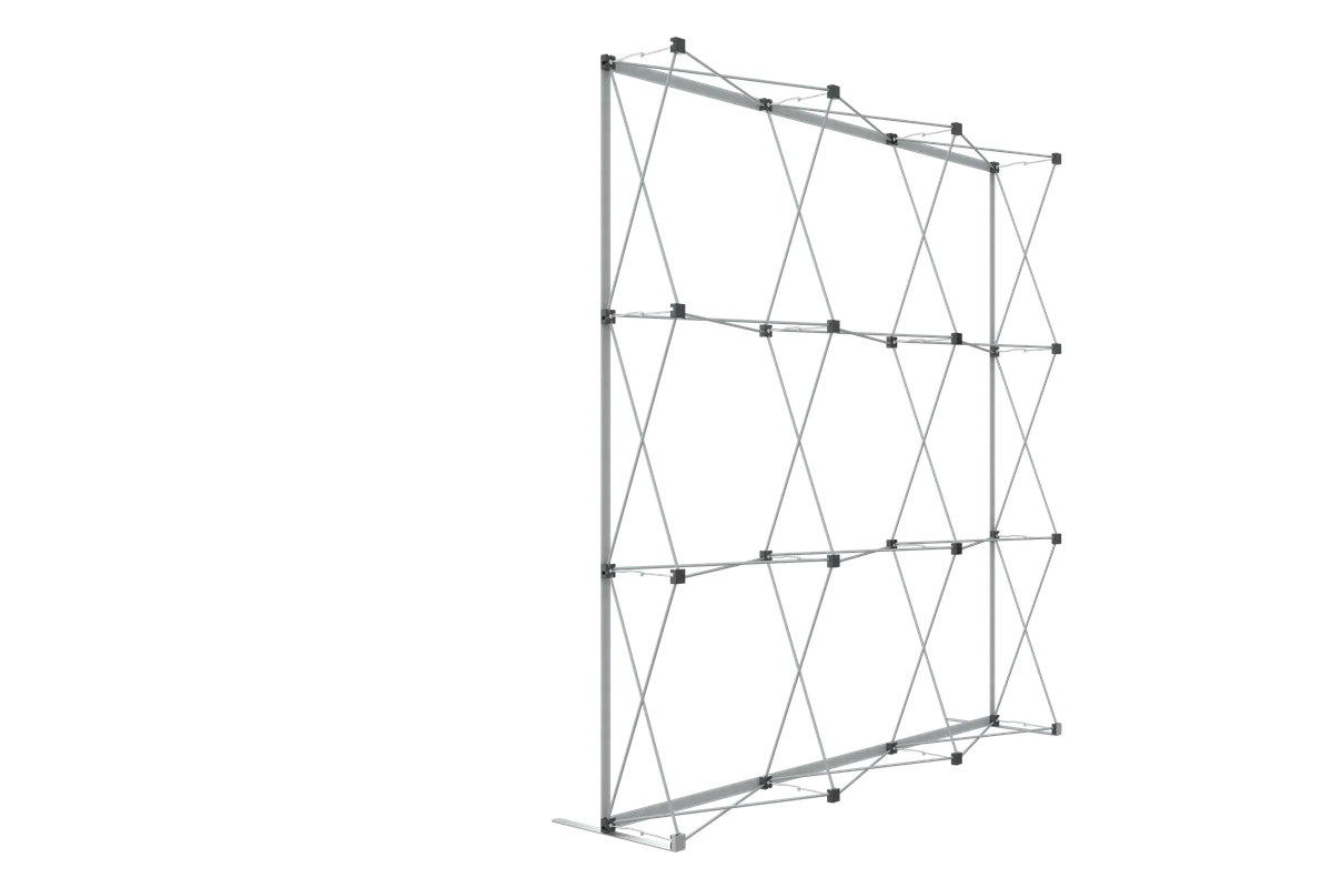 Pop-up Display stel foldet helt ud uden print
