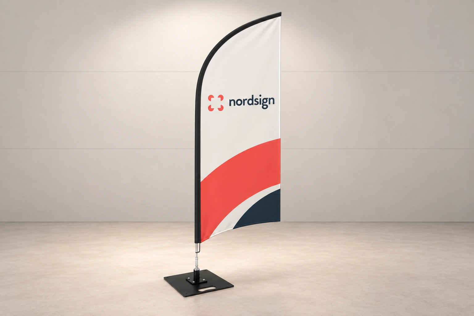 Doppelseitige Premium-Feder-Strandflagge