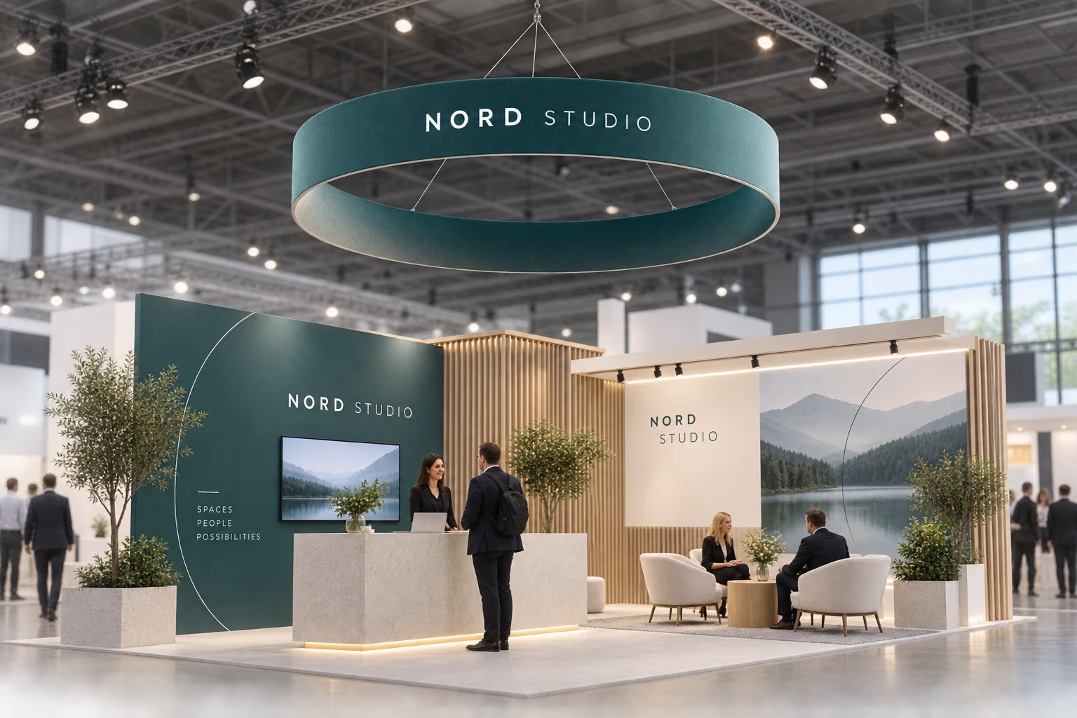 
Ceiling Circle Display