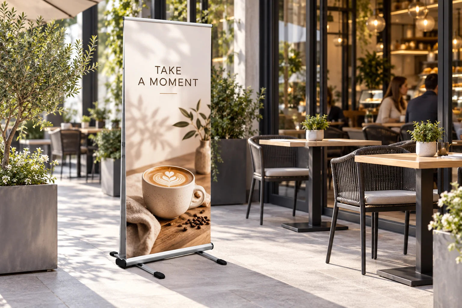 
Double-Sided Outdoor Roll-Up