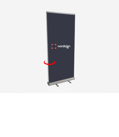Dobbeltsidede roll-up-systemer