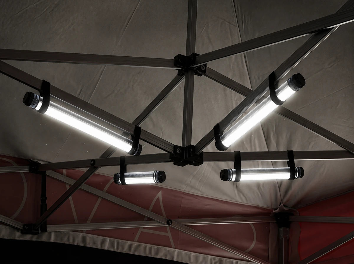 
Rechargeable LED tent light