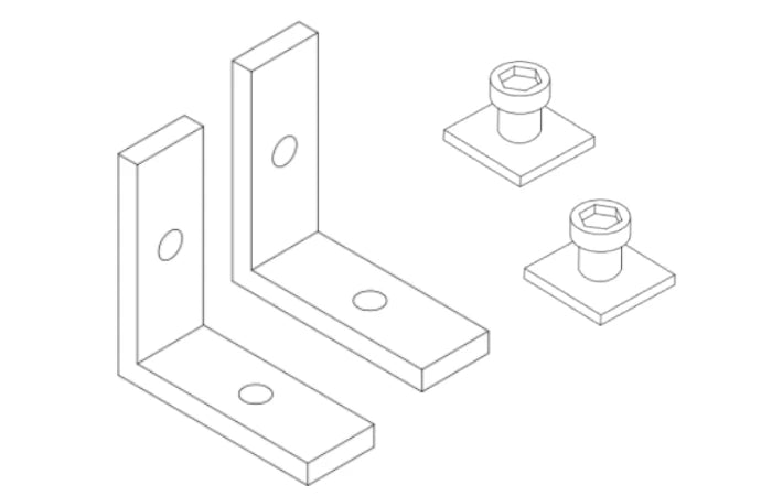 
Backlit Frame 100 corner lock