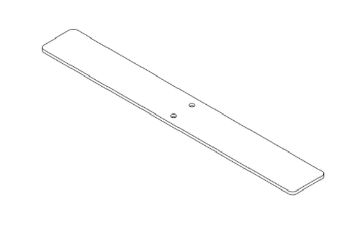 
Rectangular frame feet